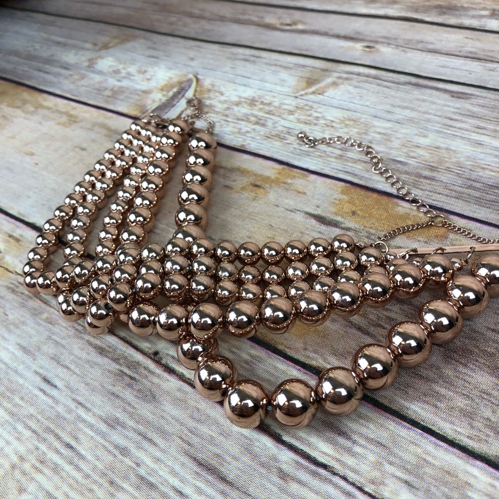 Missguided Rose Gold bead Choker